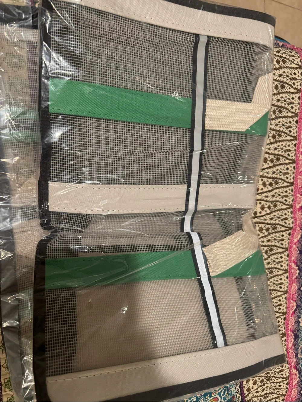 Summer Cat Carrier Bag Soft-Sided Travel Ready Ventilated Mesh Secure Lock